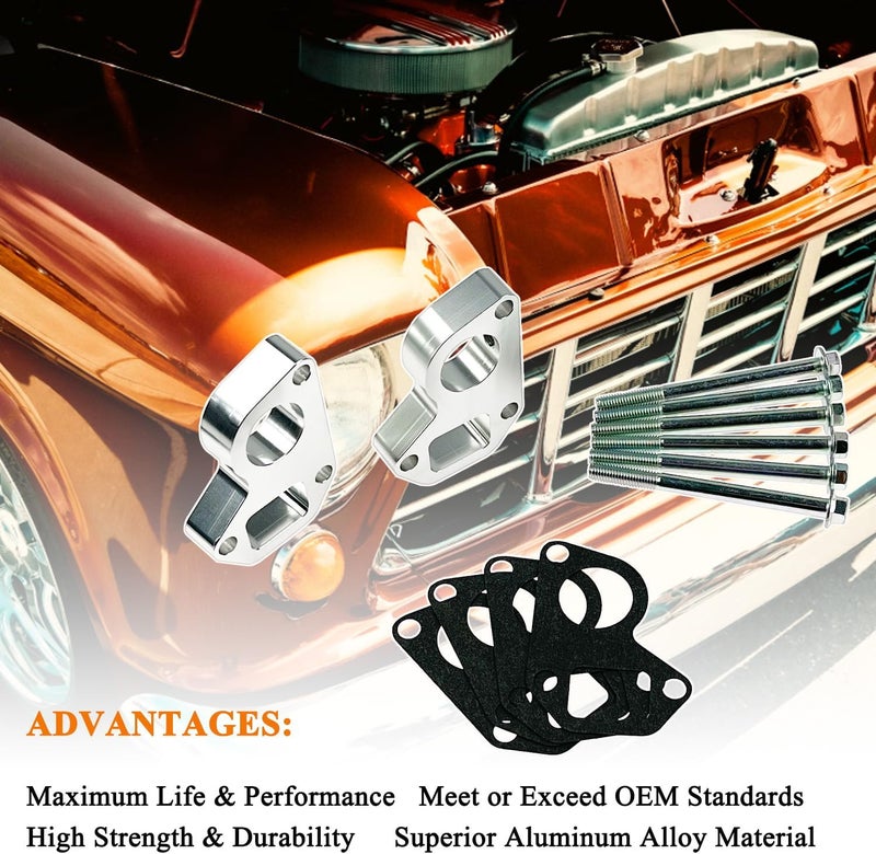 LLANNDER LS Water Pump Spacers Kit Adapter Swap for Camaro LS1/LS6 to Truck LQ4/LQ9/5.3L/6.0L Gen III/IV Engines (1998-2019) - Image 4